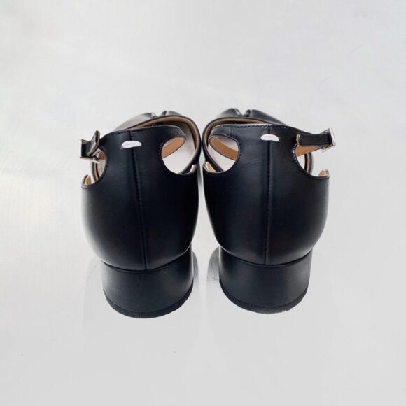 Maison Margiela Black Tabi Ankle Strap Heels - Picture 4 of 14